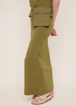 Belt bag jersey skirt
