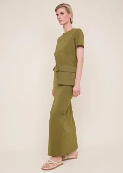 Belt bag jersey skirt