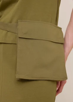 Belt bag jersey skirt