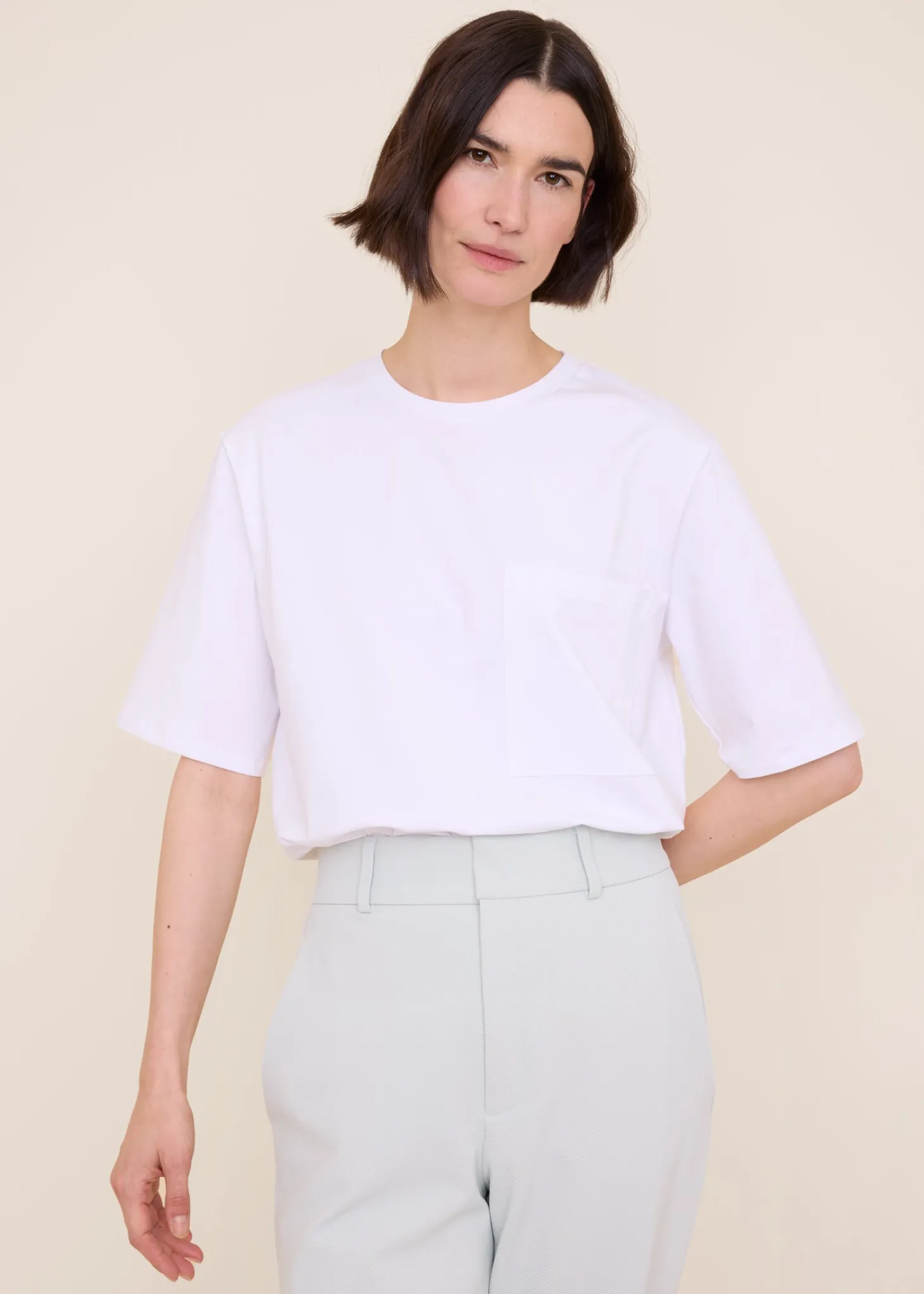 Big pocket jersey t-shirt