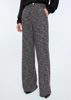 Boucle melange trousers