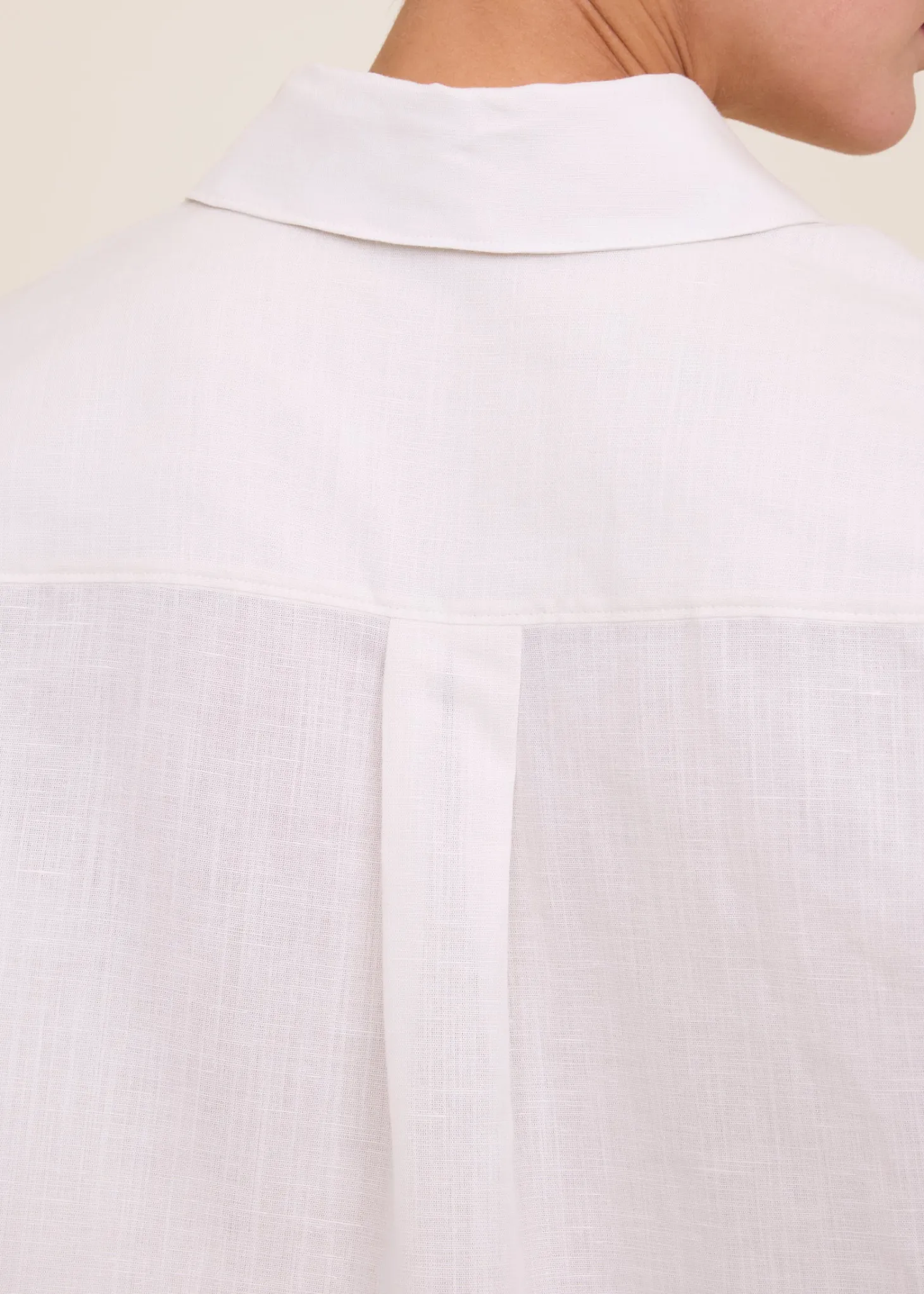 Boxy linnen cotton blouse
