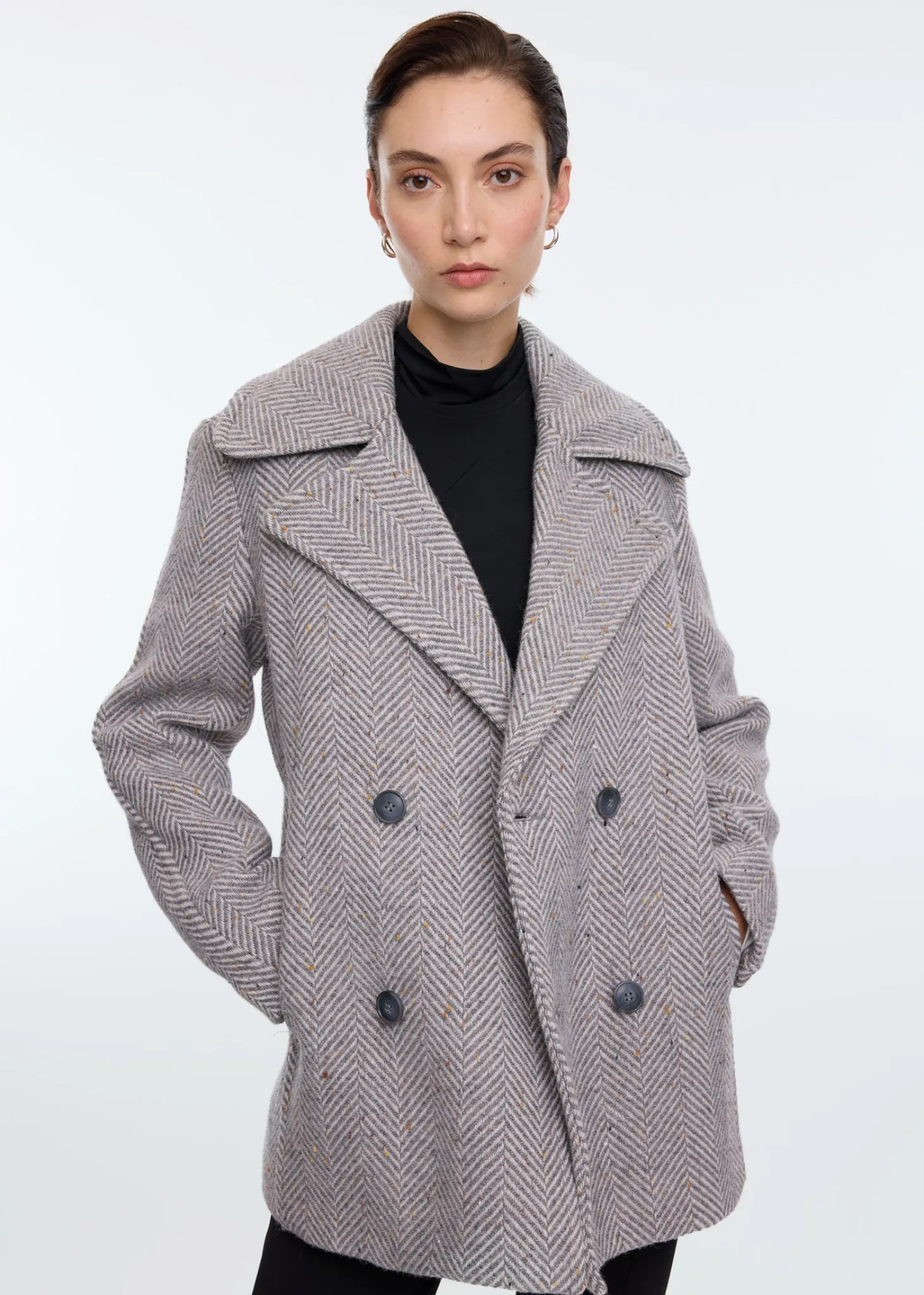 Buitenjas Herringbone coat