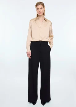 Champaign satin blouse