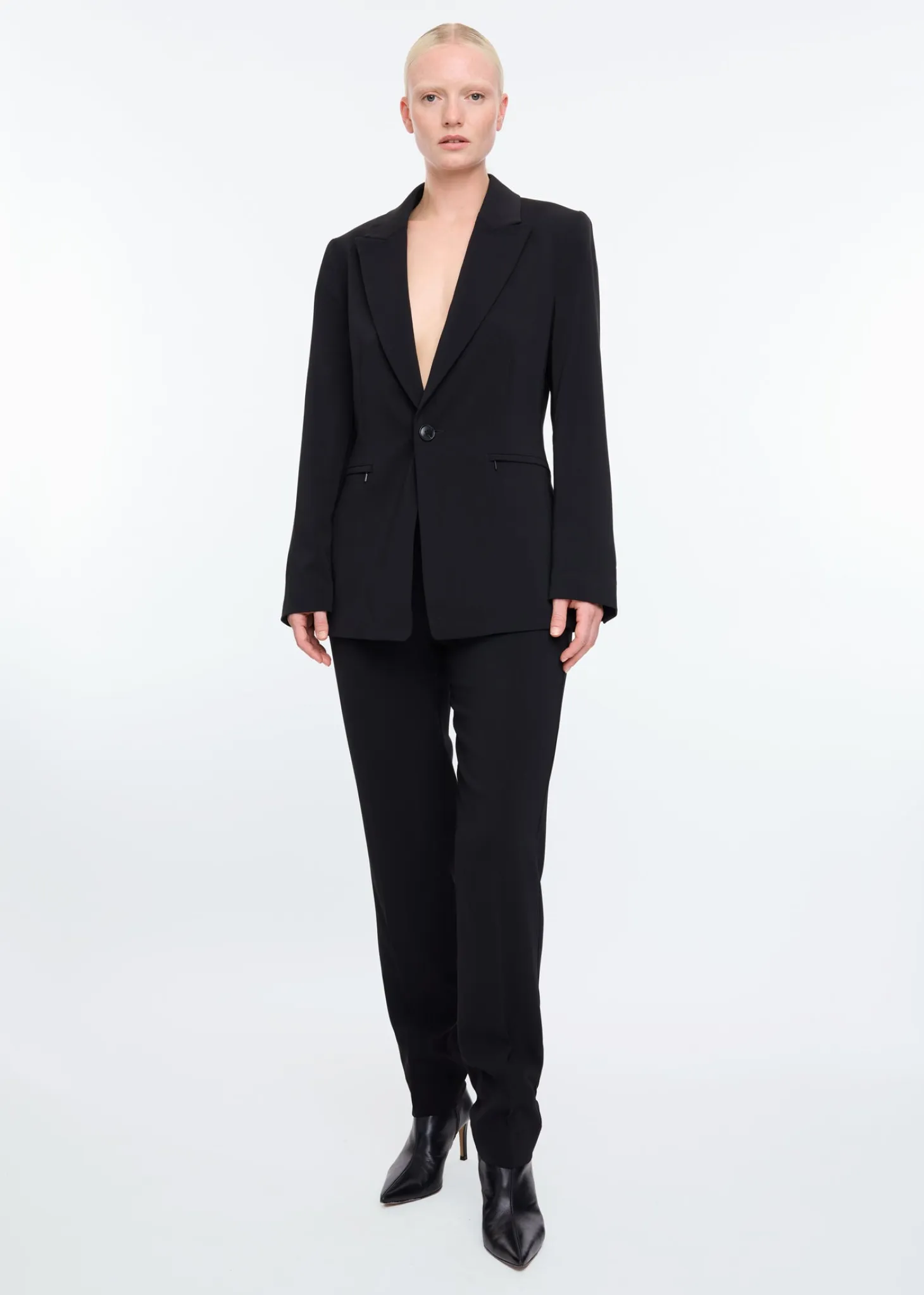 Chino crepe pants