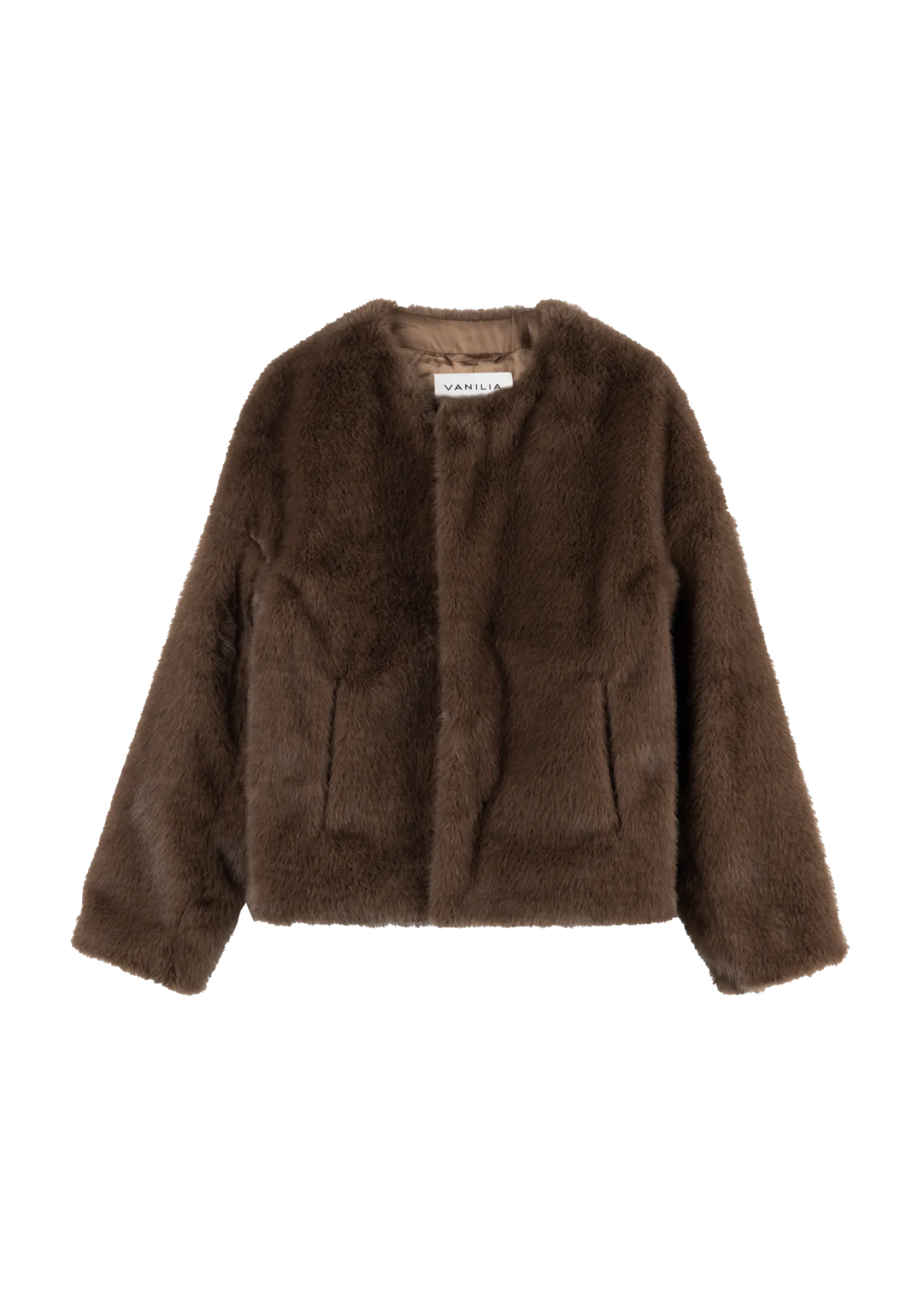 Clean faux fur coat