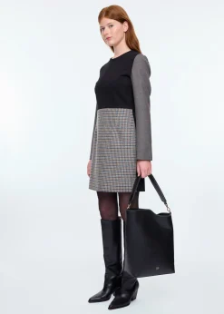 Combi patch dress
