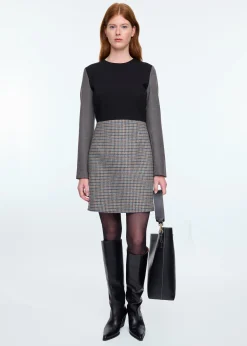 Combi patch dress
