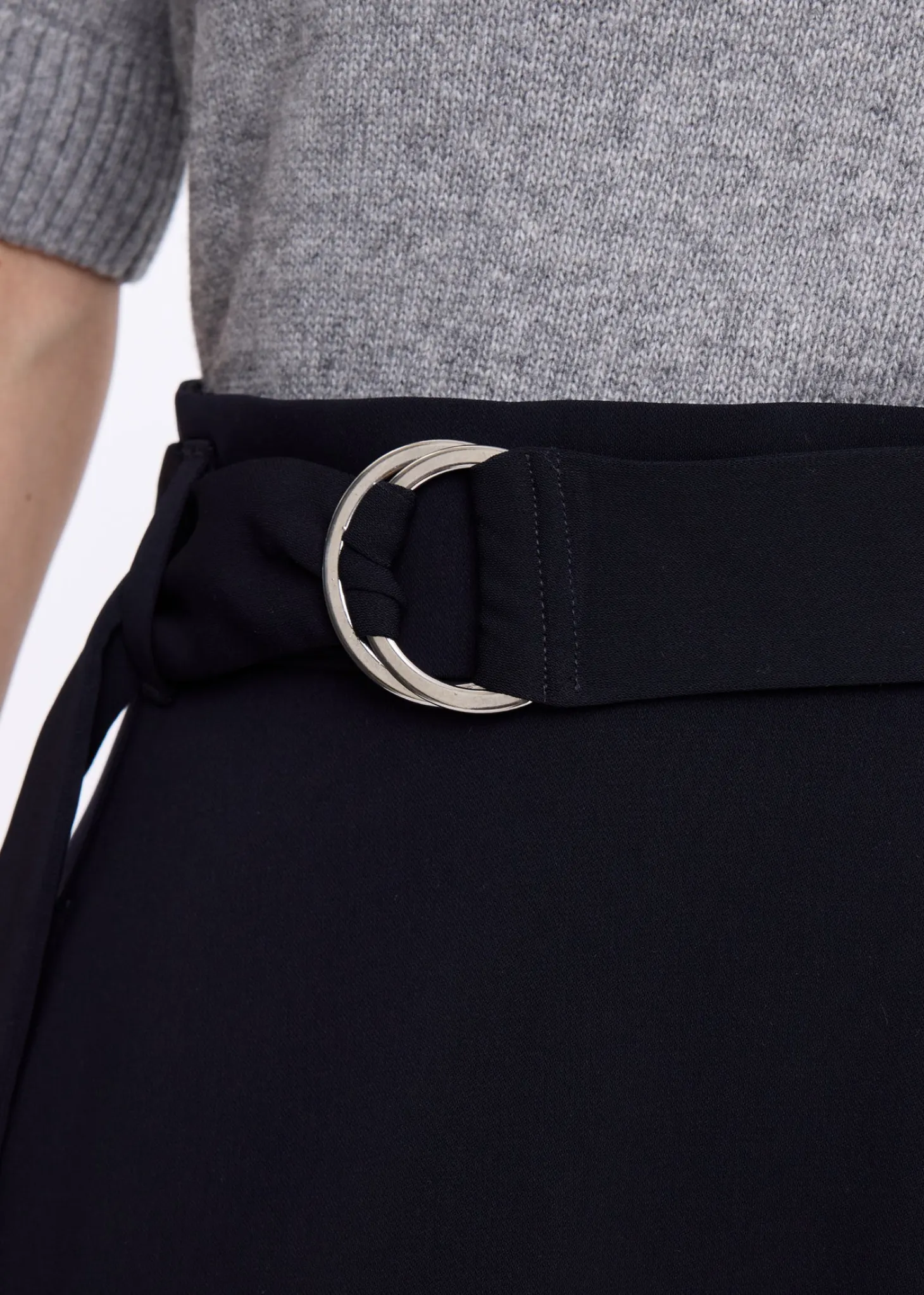 Crepe skirt