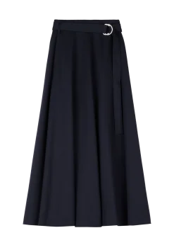 Crepe skirt