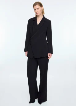 Crepe wrap colbert