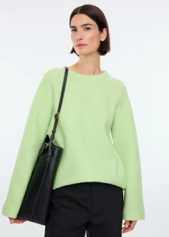 Curl wool basic sweater