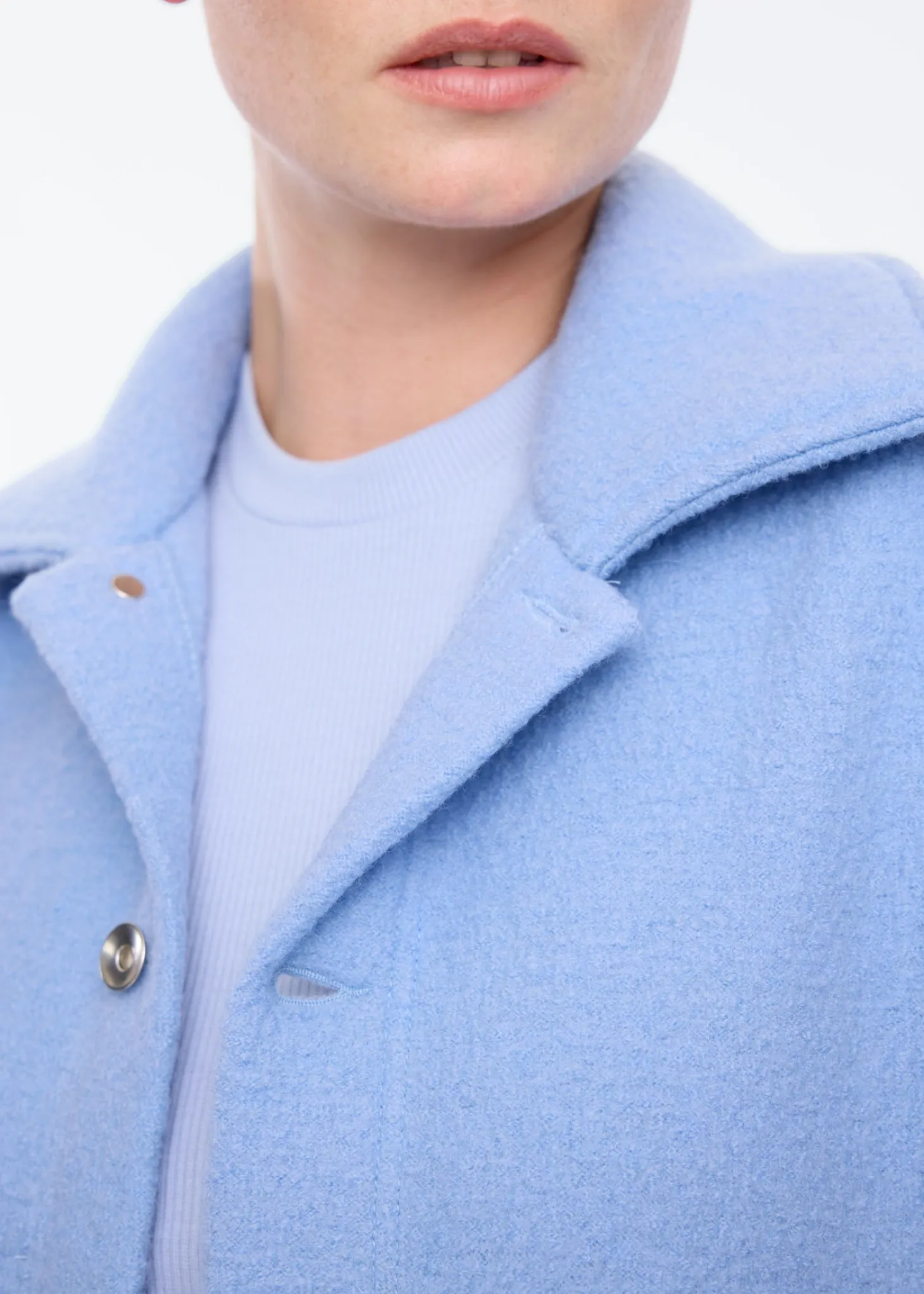 Curl wool jacket