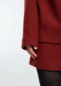 Curl wool oversized sweat