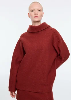 Curl wool oversized sweat