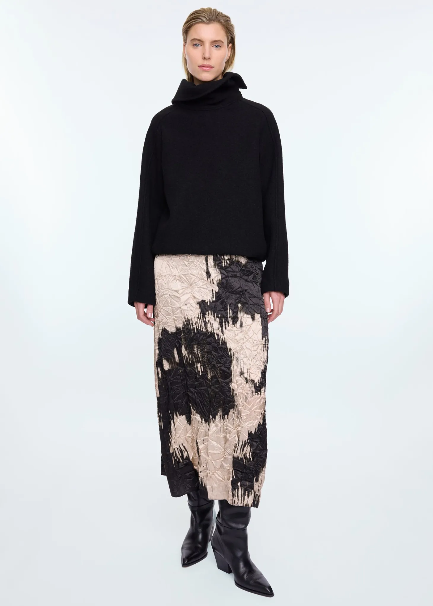 Curl wool oversized sweat