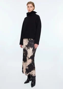Curl wool oversized sweat