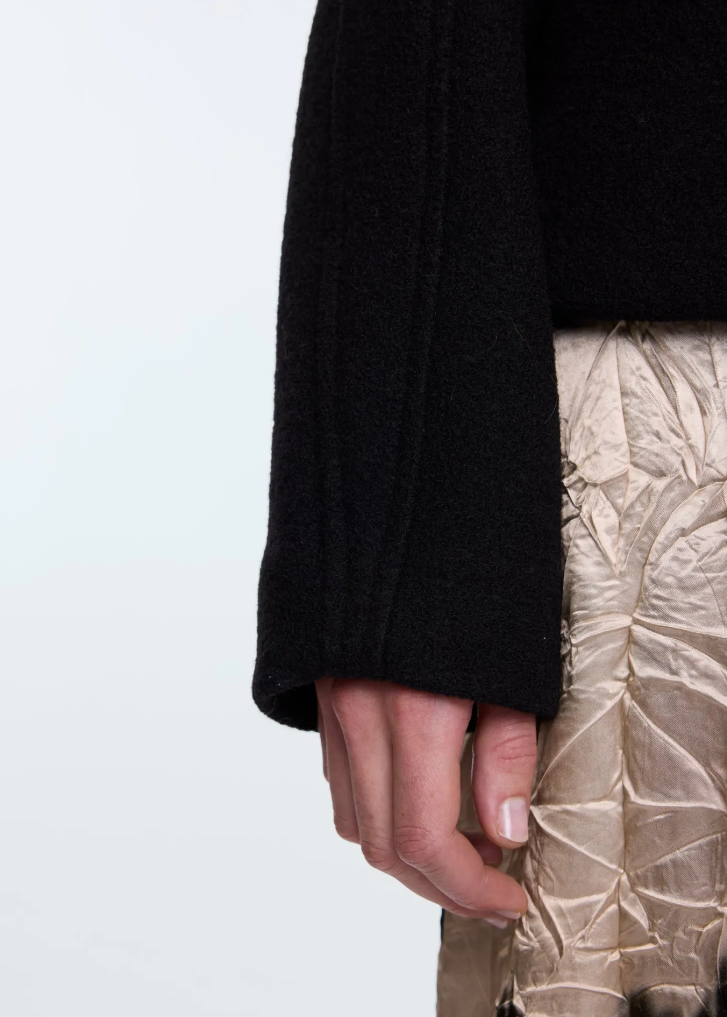 Curl wool oversized sweat