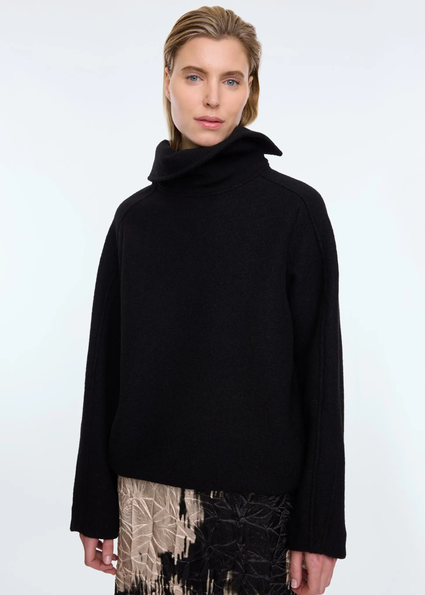 Curl wool oversized sweat