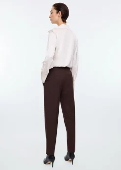Decostitch satin blouse