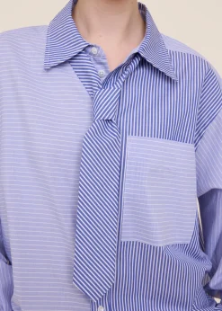 Double striped tie