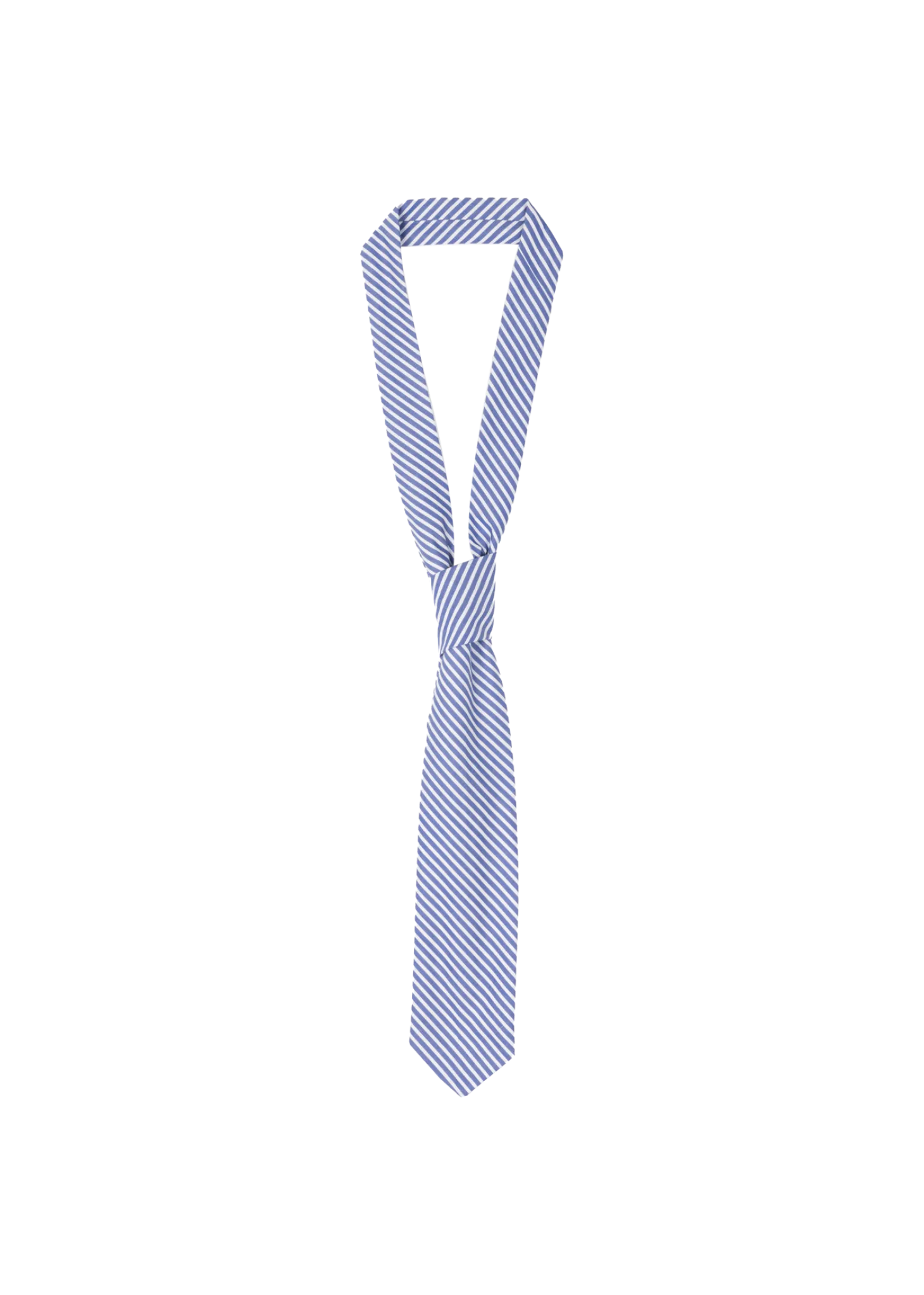 Double striped tie
