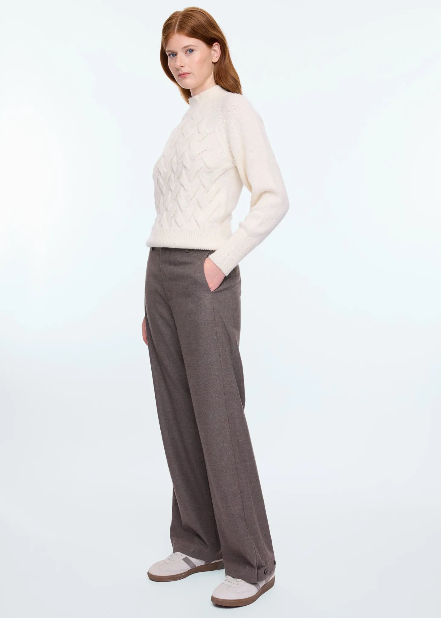 Flanel adjustable pants