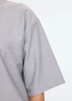 Flanel sweat shortsleeve