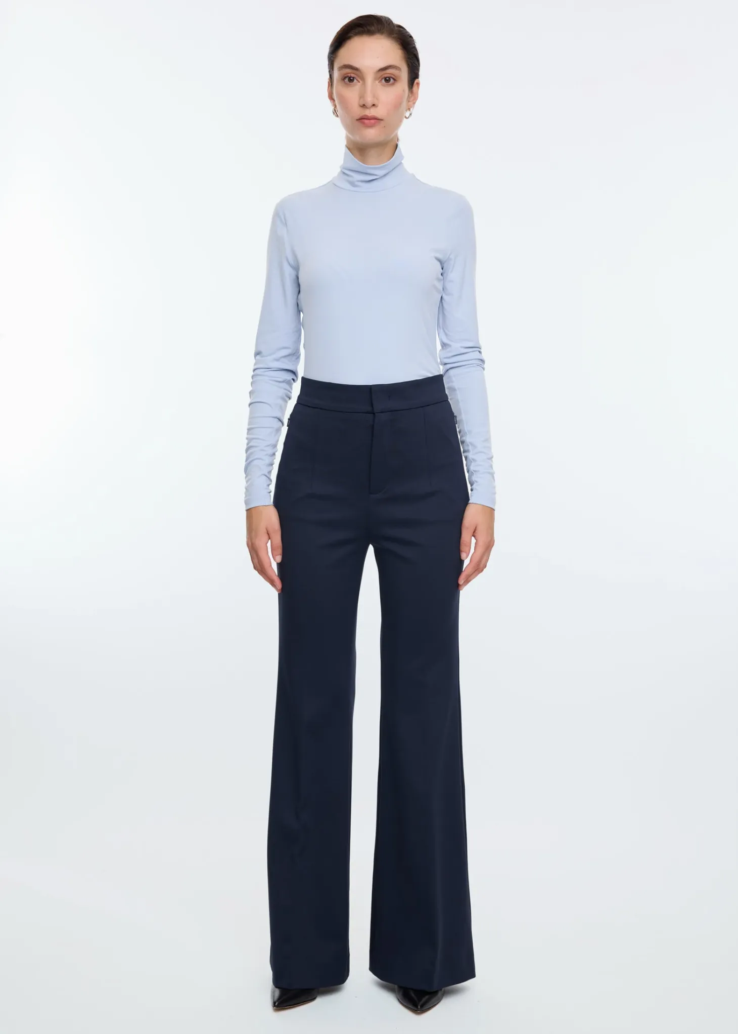 Hightech flaired broek