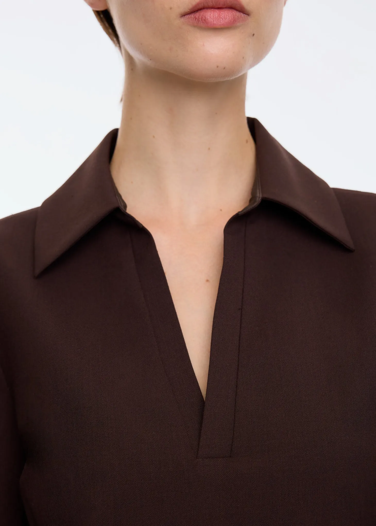 Jurk Shift woolmix dress