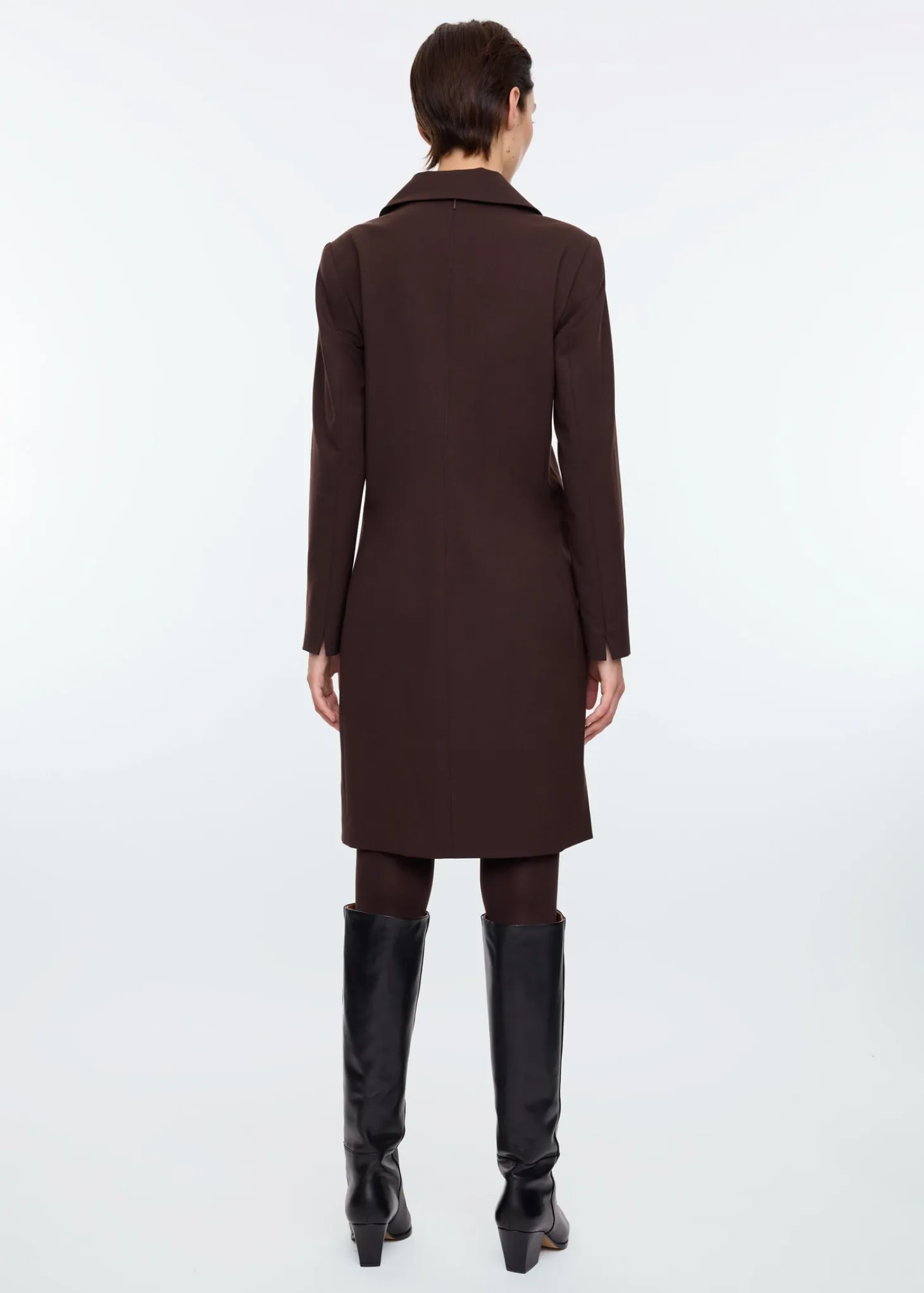 Jurk Shift woolmix dress