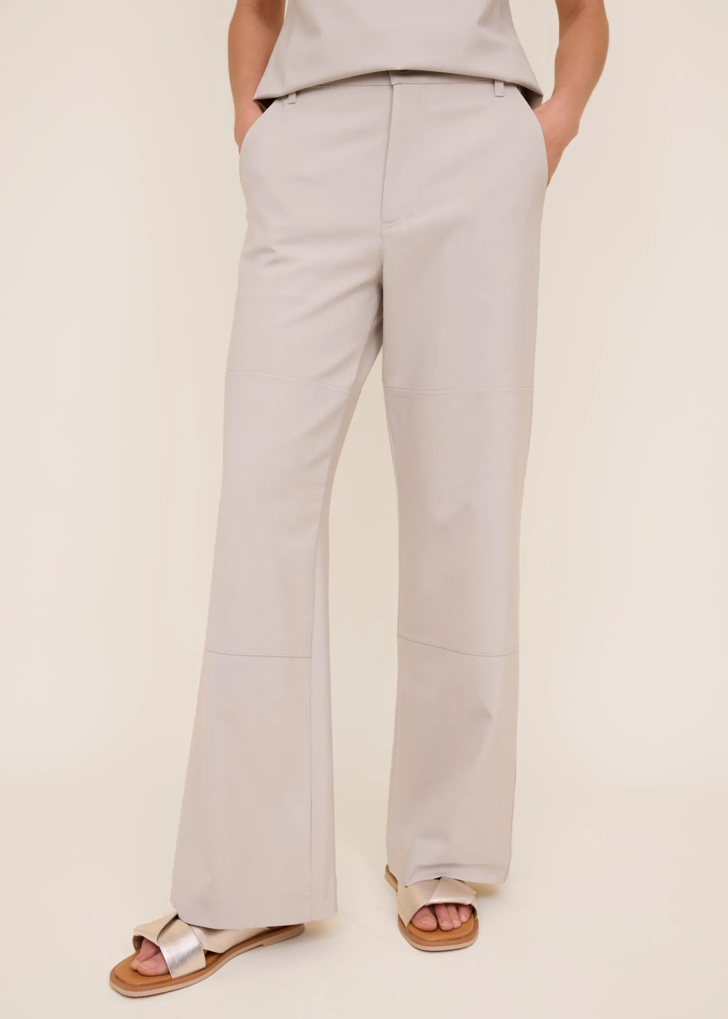 Knee patch soft pants