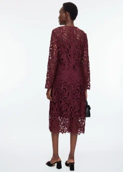 Lace midi dress
