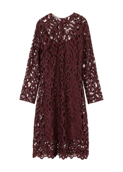Lace midi dress