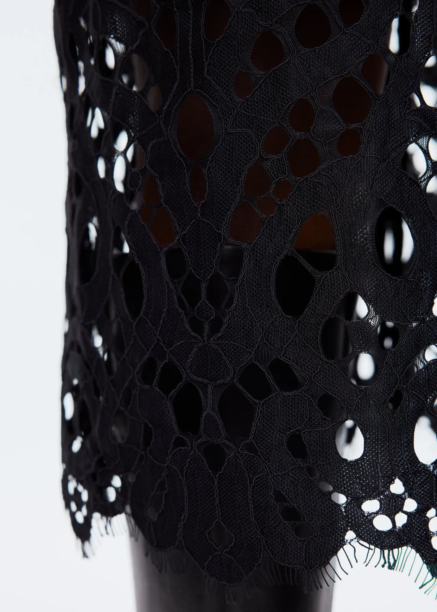 Lace pencil skirt