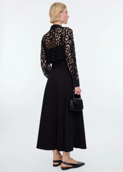 Lace tunic blouse