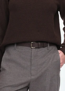 Leather belt