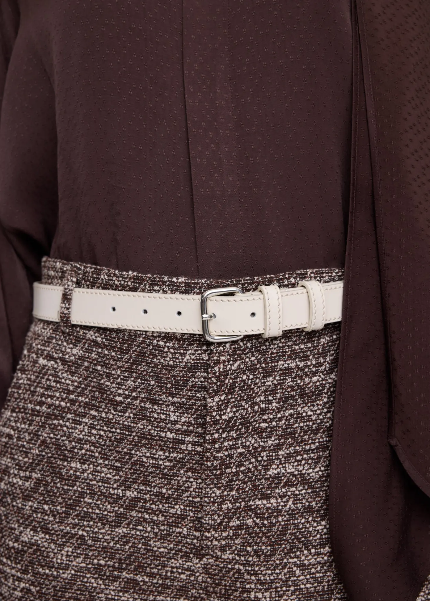 Leather belt
