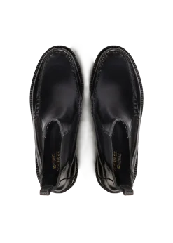 Leather chelsea boots