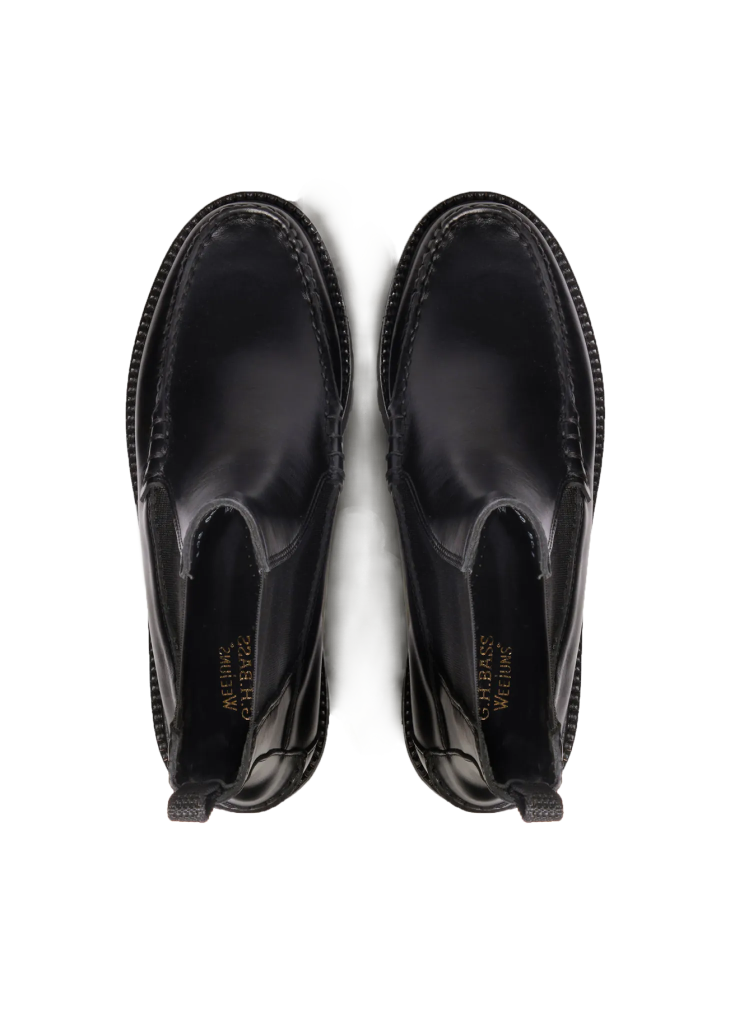Leather chelsea boots