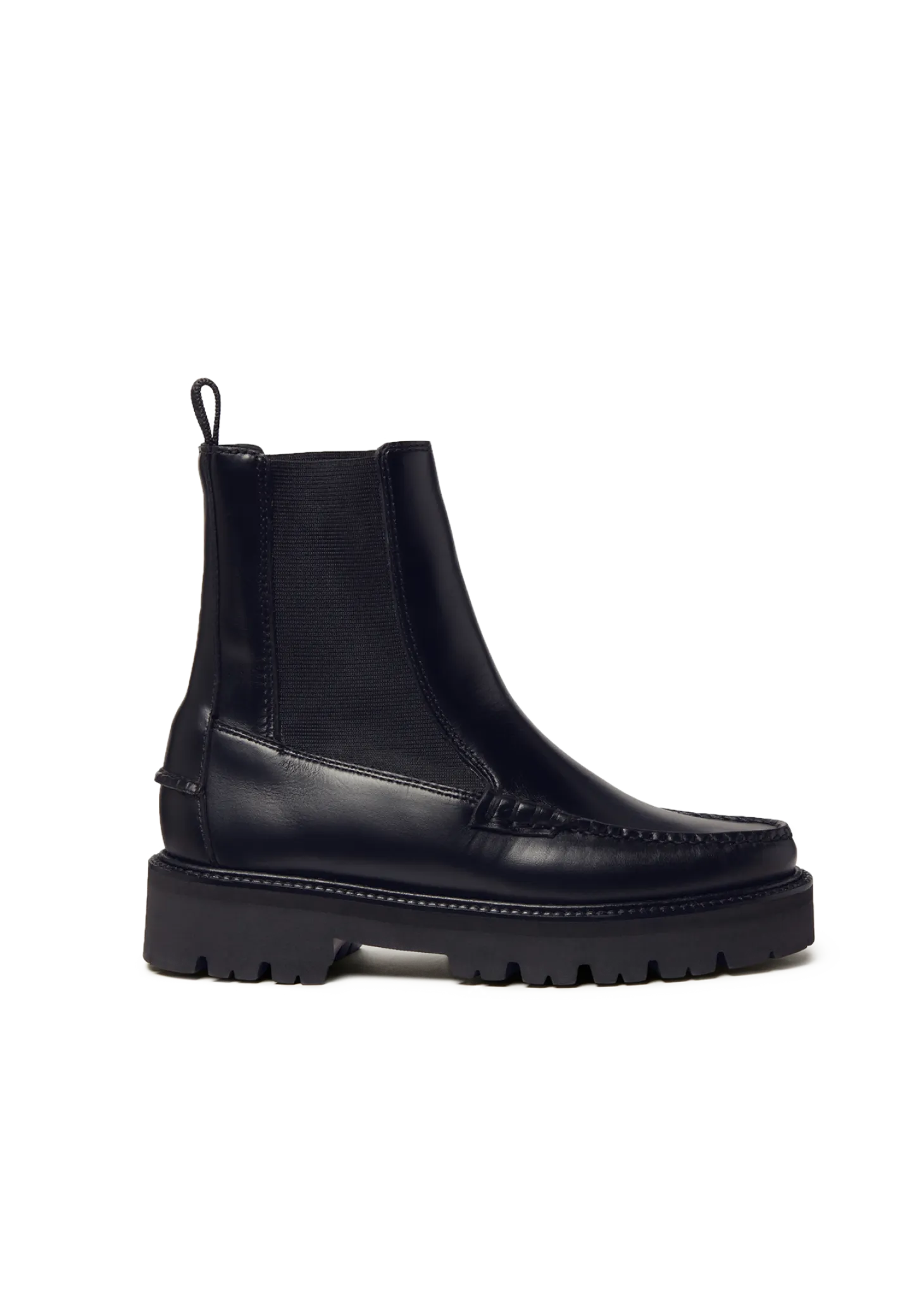 Leather chelsea boots