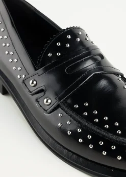 Leather loafers