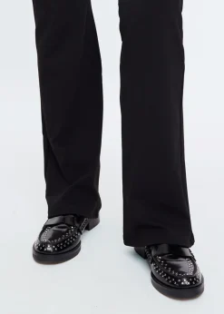 Leather loafers