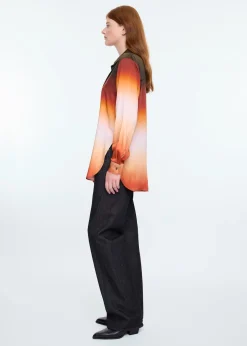 Long ombré blouse