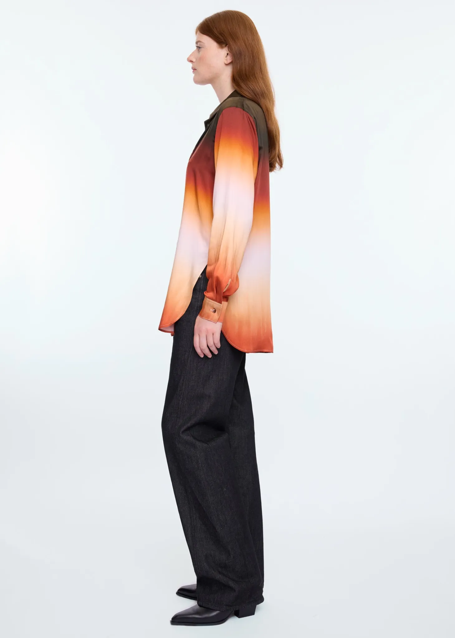 Long ombré blouse