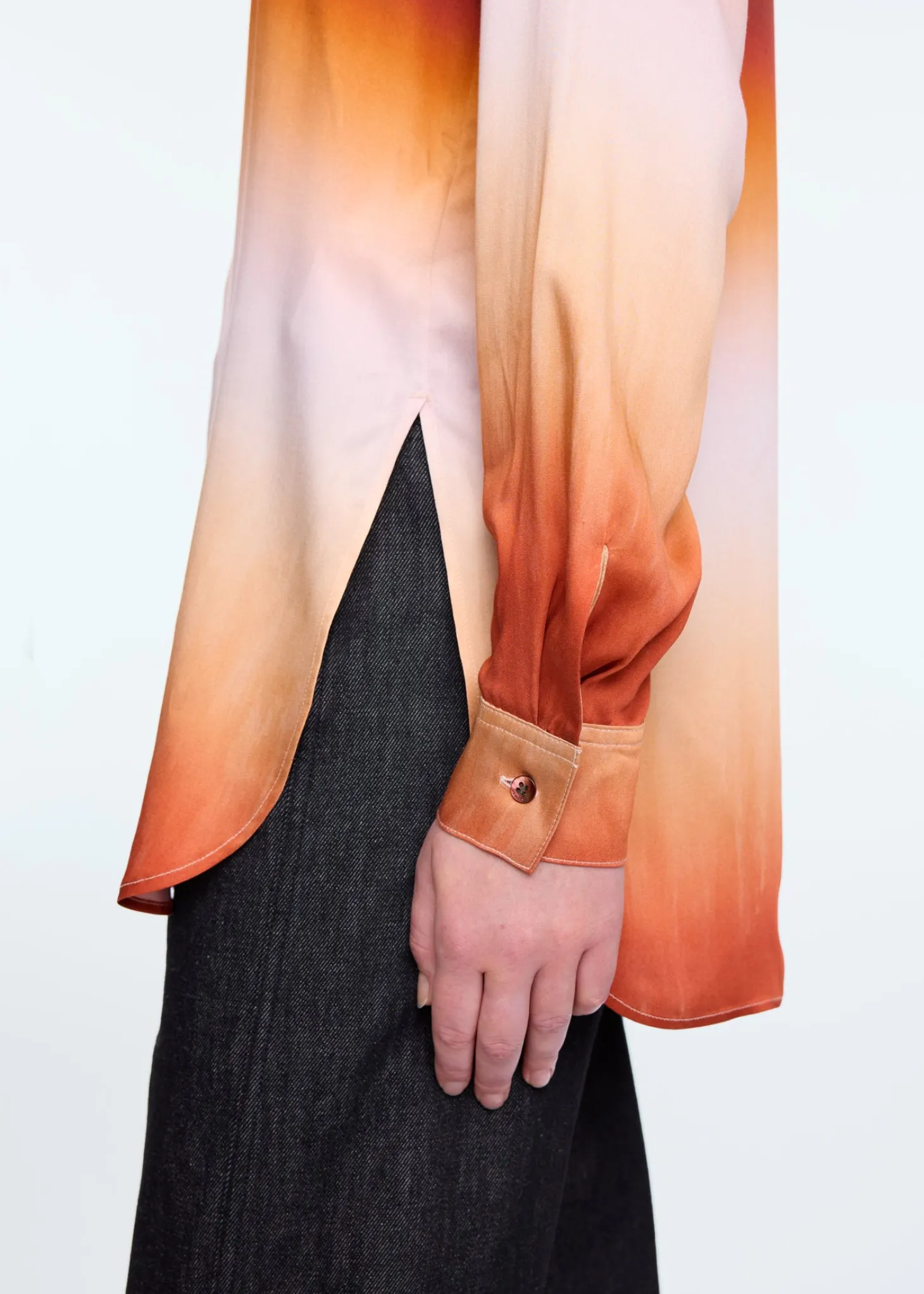 Long ombré blouse