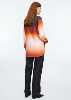 Long ombré blouse