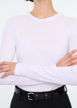 Lyocell ribbed longsleeve
