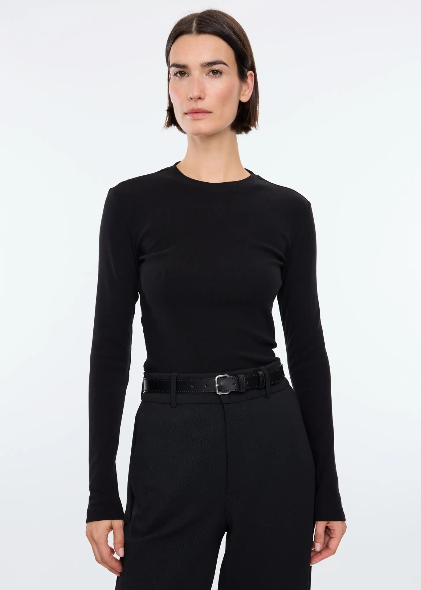 Lyocell ribbed longsleeve
