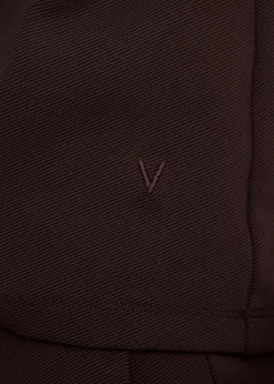 Mid sleeve twill top